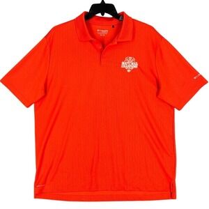 CLEMSON UNIVERSITY POLO SHIRT MENS XXL COLUMBIA GOLF FOOTBALL ACADEMIA SPORTS